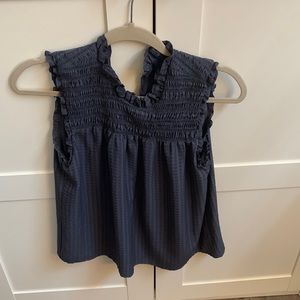 Ann Taylor small grayish purple sleeveless top